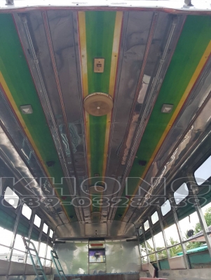 ขายด่วน หลังคา 2แถว สแตนเลส พร้อมเบาะ ใส่ รถฮี่โน่ fc4j สภาพสวย รถวิ่งคนงาน ขาย 39000 บาท