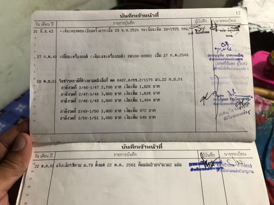 ขาย คัสซีพร้อมเล่ม6ล้อ รถบัส HINO BX340