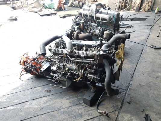 เครื่อง  6bd1    เทอร์โบ 200 แรง  พร้อมเกียร์  (ใบคุม)