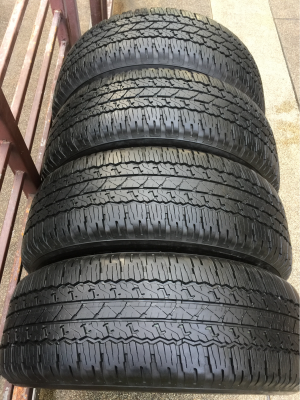 ยาง Bridgestone 265 65 17 ปี18 ดอกเต็ม ไม่มีปะ ใช้ยาว ราคาไม่​แพง​