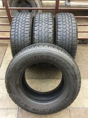 ยาง Bridgestone 265 65 17 ปี18 ดอกเต็ม ไม่มีปะ ใช้ยาว ราคาไม่​แพง​
