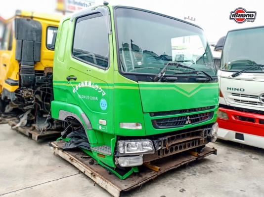 หัวเก๋ง  FUSO 629  หัวกว้าง พร้อมเครื่องยนต์ 6M60 Turbo สีเขียวจี๊ดสวยมากเลยครับ