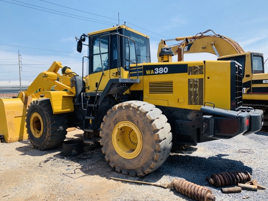 ขายรถตัก KOMATSU WA380-6 เอกสารใบแจ้งจำหน่าย