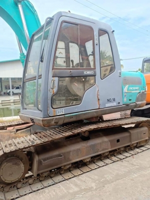 ขายจ้า.  KOBELCO SK 120-3 มาร์คไฟว์  ซุปเปอร์  เก่านอกแท้  ปลายาวพิเศษ มีลายแย๊ก 5,xxx ชั่วโมง  พร้อมใช้  โทร 089-3818694 จ๊อย