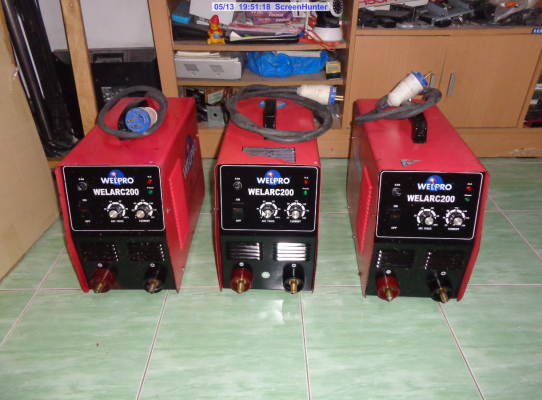ขายเหมาตู้เชื่อม WELPRO MMA-200 WELARC200 (200แอมป์) 3ใบ