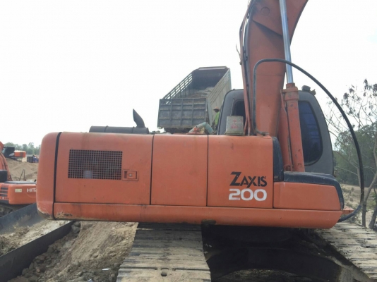 ขายรถแบคโฮ HITACHI ZX200-1 เอกสารเล่มทะเบียน ราคา 650000