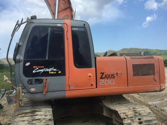 ขายรถแบคโฮ HITACHI ZX200-1 เอกสารเล่มทะเบียน ราคา 650000