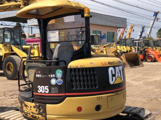 ขายรถขุด CAT 305SR คอนโทรลสั้น ปั๊มนิ้ว นำเข้าเองจากญี่ปุ่น สภาพสวยพร้อมใช้ มีVDOการทำงานครับ
