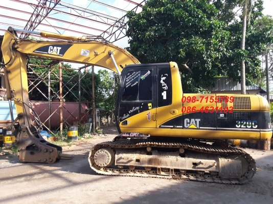 ขาย!! >>> CAT 320C รถสวยพร้อมใช้งาน มีลายหัวเจาะ <<< เบอร์ติดต่อ 098-7155789 086-4631102