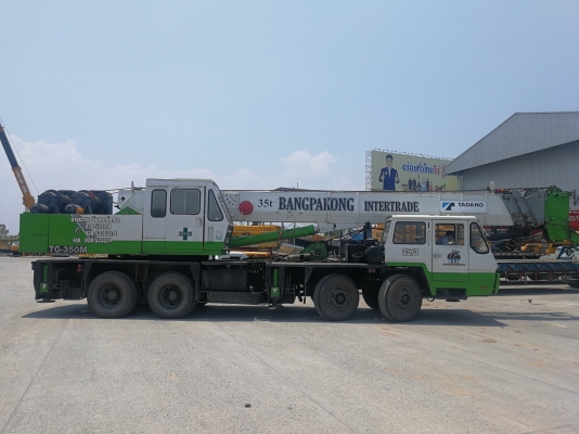 รถเครน TADANO TG350M-2 ขนาด 35 ตัน 12 ล้อ (พร้อมทะเบียน) ติดต่อ ผึ้ง 095-0563605