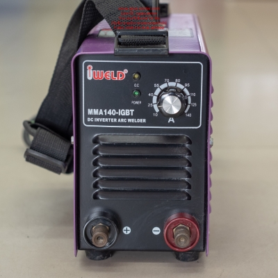 ตู้เชื่อมหูหิ้วอินเวิร์ตเตอร์ Iweld MMA140I IGBT (140แอมป์) สภาพใหม่ ตู้เชื่อมหูหิ้วอินเวิร์ตเตอร์ Iweld MMA140I IGBT (140แอมป์) สภาพใหม่
