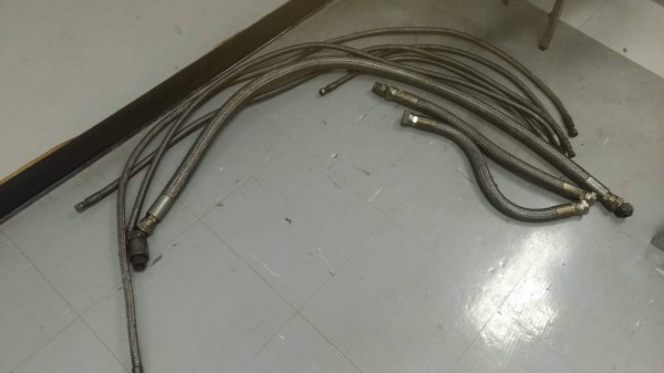 สายถักสเตนเลสแรงดันไฮดรอลิค