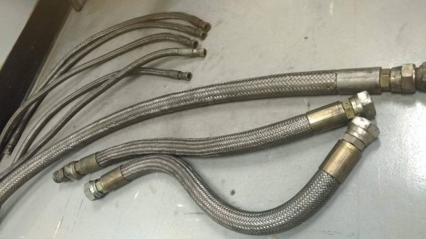 สายถักสเตนเลสแรงดันไฮดรอลิค