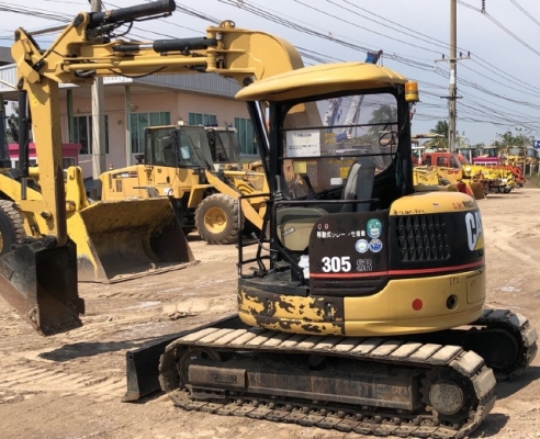 ขายรถขุด CAT 305SR คอนโทรลสั้น ปั๊มนิ้ว นำเข้าเองจากญี่ปุ่น สภาพสวยพร้อมใช้ มีVDOการทำงานครับ