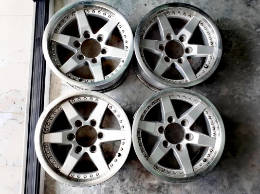 ล้อแท้ประมูลจากญี่ปุ่น Bradley  4X4Engineering Japan สภาพสวย4วง