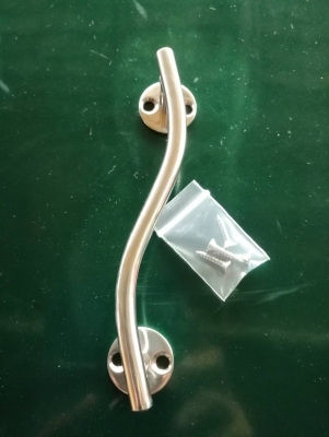 มือจับแสตนเลสตัวเอส เกรด 304  พร้อมสกรู