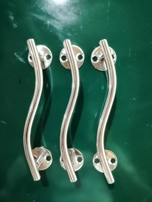 มือจับแสตนเลสตัวเอส เกรด 304  พร้อมสกรู