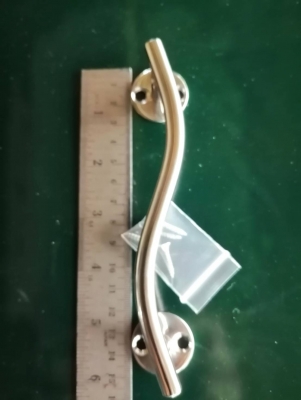 มือจับแสตนเลสตัวเอส เกรด 304  พร้อมสกรู