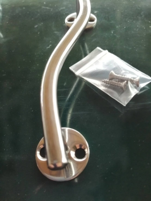 มือจับแสตนเลสตัวเอส เกรด 304  พร้อมสกรู