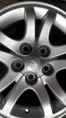 ล้อเดิม ขอบ15 ไทเกอร์ทำสีมาใหม่ ชุด4วง...