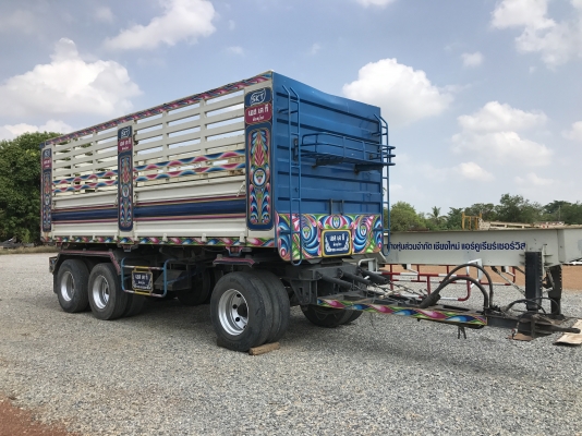 ขาย ลูกพ่วงสามเพลาดั้มเกษตร อู่เอสเคที ปี 58 สภาพสวยพร้อมใช้งาน เอกสารพร้อมโอน สนใจติดต่อเรา ดำสุโขทัย โทร 089-7087998,081-7855503 หรือเยี่ยมชมเว็ปไซได้ที่ www.dum-sukhothai .com เรายินดีให้บริการค่ะ