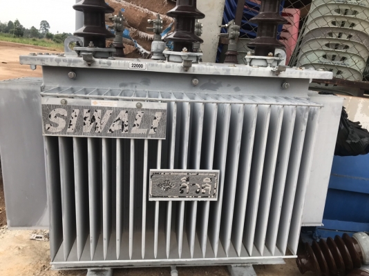 หม้อแปลงขนาด250Kva ของบริษัทสีวลี พร้อมเสาพร้อมอุปกรณ์ เพิ่งเอาหม้อแปลงลง หม้อแปลงขนาด250Kva ของบริษัทสีวลี พร้อมเสาพร้อมอุปกรณ์ เพิ่งเอาหม้อแปลงลง