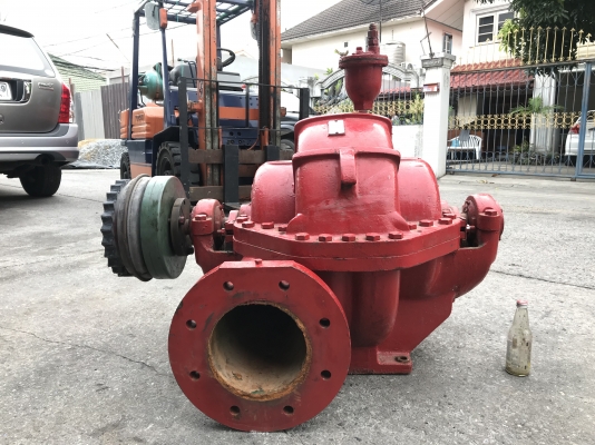 ขายหัวปั๊มน้ำแรงเหวี่ยง แรงดันสูง Split Case Aurora pump made in USA. ขนาดเข้า 8นิ้ว ออก 6นิ้ว รุ่นใบพัด 2ชั้น ใบพัดทองเหลือง สภาพสวยมาก หมุนนิ่ม พร้อมใช้งาน