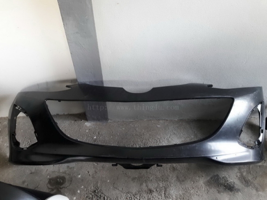 กันชนหน้า Mazda2 รุ่นMaxx และ spirit  ของใหม่ เป็นพลาสติกงานดิบ