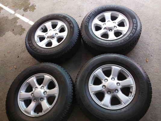 ล้ออีซูสุ1.9ขอบ16พร้อมยางบริสโตน245/70/16ปี17ทั้งชุด7900