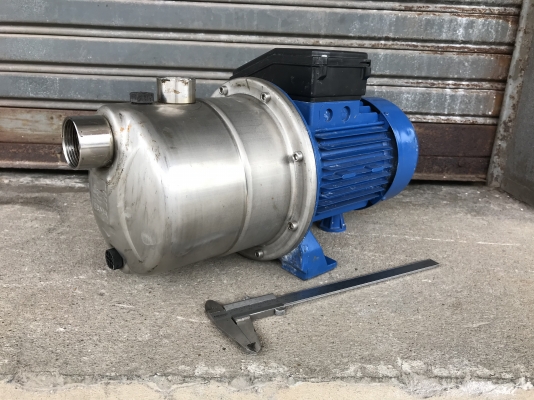 ขายปั๊มน้ำหัวปั๊มสแตนเลสแรงดันสูง Ebara 1.5HP. 220V ไฟบ้าน made in Italy มีระบบล่อน้ำในตัว สภาพสวย วิ่งนิ่มเดิมๆ พร้อมใช้งาน