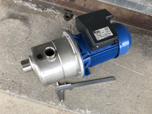 ขายปั๊มน้ำหัวปั๊มสแตนเลสแรงดันสูง Ebara 1.5HP. 220V ไฟบ้าน made in Italy มีระบบล่อน้ำในตัว สภาพสวย วิ่งนิ่มเดิมๆ พร้อมใช้งาน