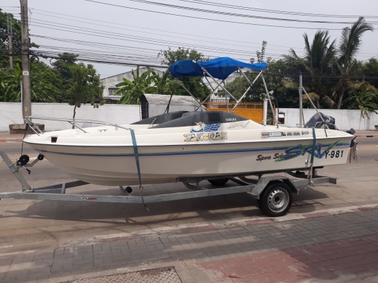 SRV20 เรือตกปลาที่ดีที่สุด YAMAHA60 ทริมไฟฟ้า พวงมาลัยไฮดรอลิค ลื่นๆ