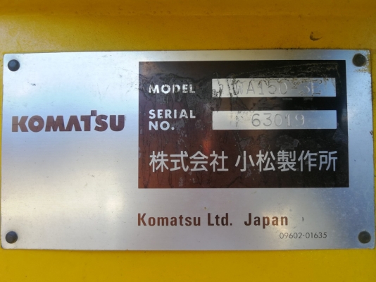 ขาย รถตักล้อยาง KOMATSU WA150-3 เครื่อง 6สูบ นำเข้าจากญี่ปุ่น โทร.090-986-2521 อ๊อบ