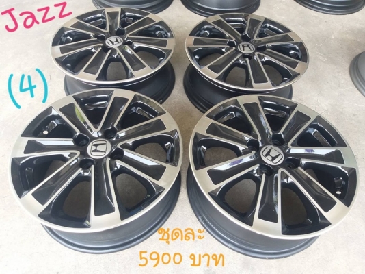 ขายล้อแม็ก vios, yaris, jazz, march 15"  ส่งทำสีมาใหม่