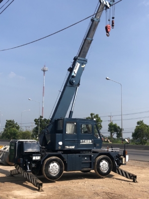 ขายรถเครน TADANO TR80M-1 (ขนาด 8 ตัน) ปี 1992 นำเข้าเองจากญี่ปุ่น สภาพสวยพร้อมใช้ มีVDOการทำงานครับ