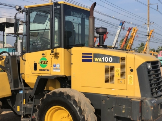 ขายรถตักล้อยาง KOMATSU WA100-5 แขนยาวพิเศษ นำเข้าเองจากญี่ปุ่น สภาพสวยพร้อมใช้ มีVDOการทำงานครับ