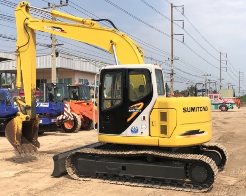 ขายรถขุด SUMITOMO SH125X-3 อาร์มยาวพิเศษ นำเข้าเองจากญี่ปุ่น สภาพสวยพร้อมใช้ มีVDOการทำงานครับ