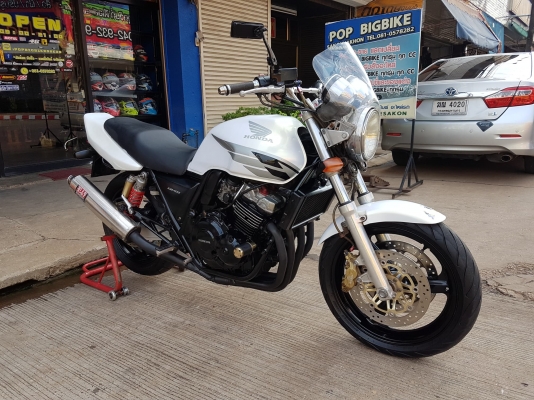 ขาย HONDA CB400 ปี98 เวอร์ชั่นS ไมล์เเดง สีใหม่ แต่งสวย เซอร์วิสใหม่ทั้งคัน ตั้งวาวล์ เปลี่ยนของเหลว