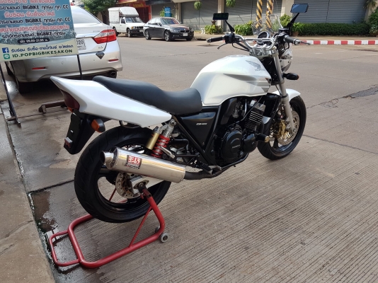 ขาย HONDA CB400 ปี98 เวอร์ชั่นS ไมล์เเดง สีใหม่ แต่งสวย เซอร์วิสใหม่ทั้งคัน ตั้งวาวล์ เปลี่ยนของเหลว