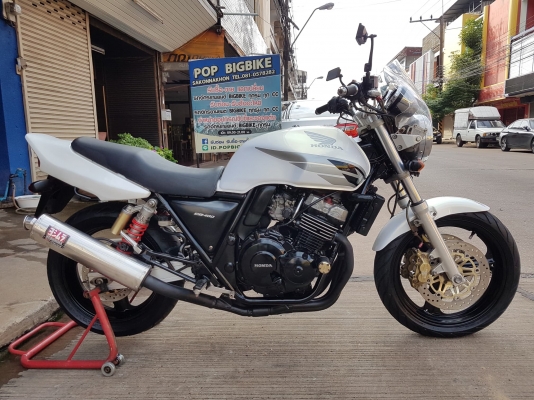 ขาย HONDA CB400 ปี98 เวอร์ชั่นS ไมล์เเดง สีใหม่ แต่งสวย เซอร์วิสใหม่ทั้งคัน ตั้งวาวล์ เปลี่ยนของเหลว
