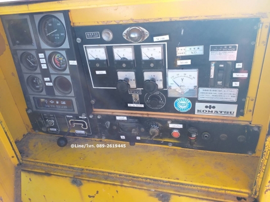 ขายเครื่องปั่นไฟ KOMATSU -EG40BS-1 เครื่องยนต์โคมัสสุ-4D95 ขนาด 4 สูบ เชื้อเพลิงดีเซล สามารถผลิตกระแสไฟฟ้าได้ 30KVA หรือ 30-40 KVA ไฟ 1 เฟส 220V. และ ไฟ 3 เฟส 380V. สินค้าเดิมๆเก่านอก ขายตามสภาพทดสอบแล้วใช้งานได้จริง ขายเครื่องปั่นไฟ KOMATSU -EG40BS-1 เครื่องยนต์โคมัสสุ-4D95 ขนาด 4 สูบ เชื้อเพลิงดีเซล สามารถผลิตกระแสไฟฟ้าได้ 30KVA หรือ 30-40 KVA ไฟ 1 เฟส 220V. และ ไฟ 3 เฟส 380V. สินค้าเดิมๆเก่านอก ขายตามสภาพทดสอบแล้วใช้งานได้จริง