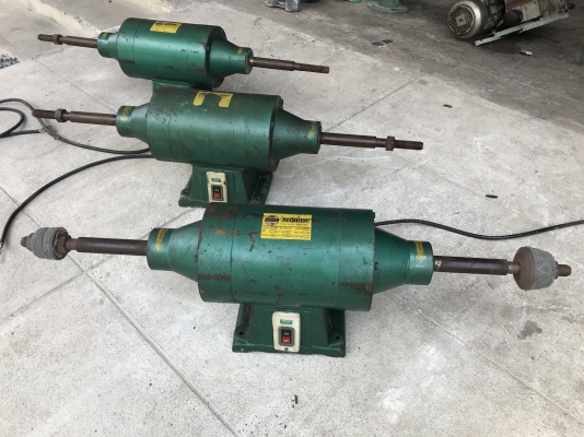 ( เหลือ 1ตัวครับ )ขายมอเตอร์ขัดเงา-เจียร์ Misury 5HP. 380V รุ่นใหญ่ ทนงานหนัก สภาพสวยหมุนนิ่ม พร้อมใ