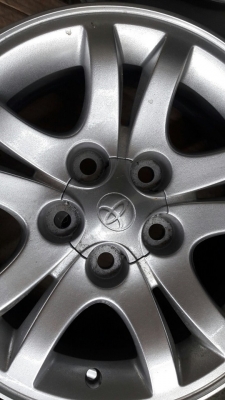 ล้อเดิม ขอบ15 ไทเกอร์ทำสีมาใหม่ ชุด4วง...3,600บ.