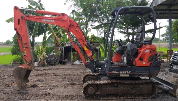 คูโบต้า3ตัน kx91-3s2 สภาพสวย โซ่เปลี่ยนให้ใหม่ ช่วงล่างใหม่