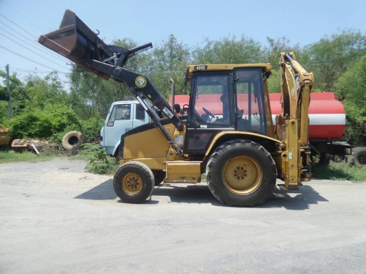 ขายรถตักหน้าขุดหลัง CAT 424 D เอกสารเล่ม ราคา 480000