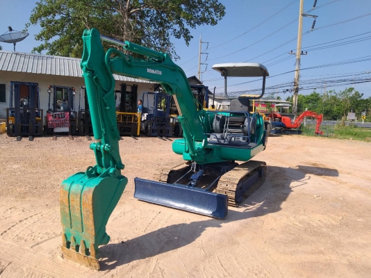 ขายรถแมคโค KOMATSU PC25-1  แทรคเหล็ก คอนโทรลสั้น มีไปบ์ปิ้ง ติอต่อ 098-7962549