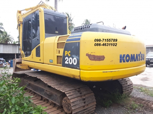 ขาย!! >>> Komatsu Pc200 รุ่น 8 ไฟฟ้าเต็ม มีเล่มทะเบียน <<< เบอร์ติดต่อ 098-7155789 086-4631102