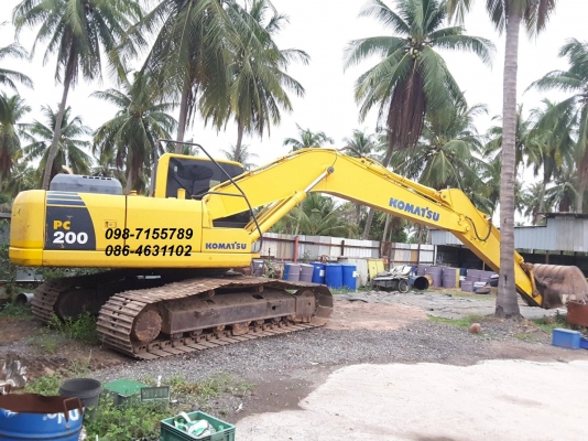 ขาย!! >>> Komatsu Pc200 รุ่น 8 ไฟฟ้าเต็ม มีเล่มทะเบียน <<< เบอร์ติดต่อ 098-7155789 086-4631102
