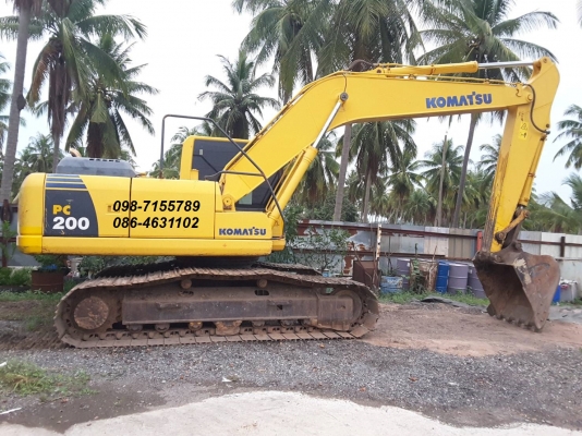 ขาย!! >>> Komatsu Pc200 รุ่น 8 ไฟฟ้าเต็ม มีเล่มทะเบียน <<< เบอร์ติดต่อ 098-7155789 086-4631102