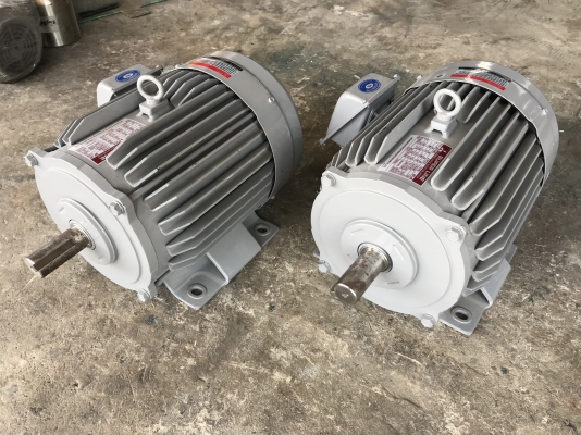 ขายมอเตอร์ไฟฟ้า Mitsubishi 5HP. 380V 1450rpm. ของใหม่ ไม่เคยใช้งาน มี 2ตัว ราคาตัวละ 4,800 บาท